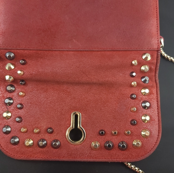 EUC Stuart Weitzman Leather Crossbody Clutch - Picture 10 of 12